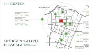 Vị trí và khả năng kết nối giao thông ảnh hưởng tới giá bán Meyhomes Galleria