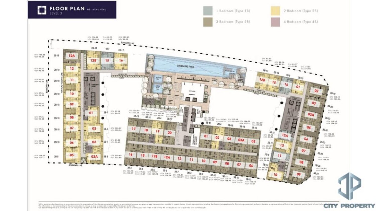 Mặt bằng tầng điển hình Meyhomes Galleria